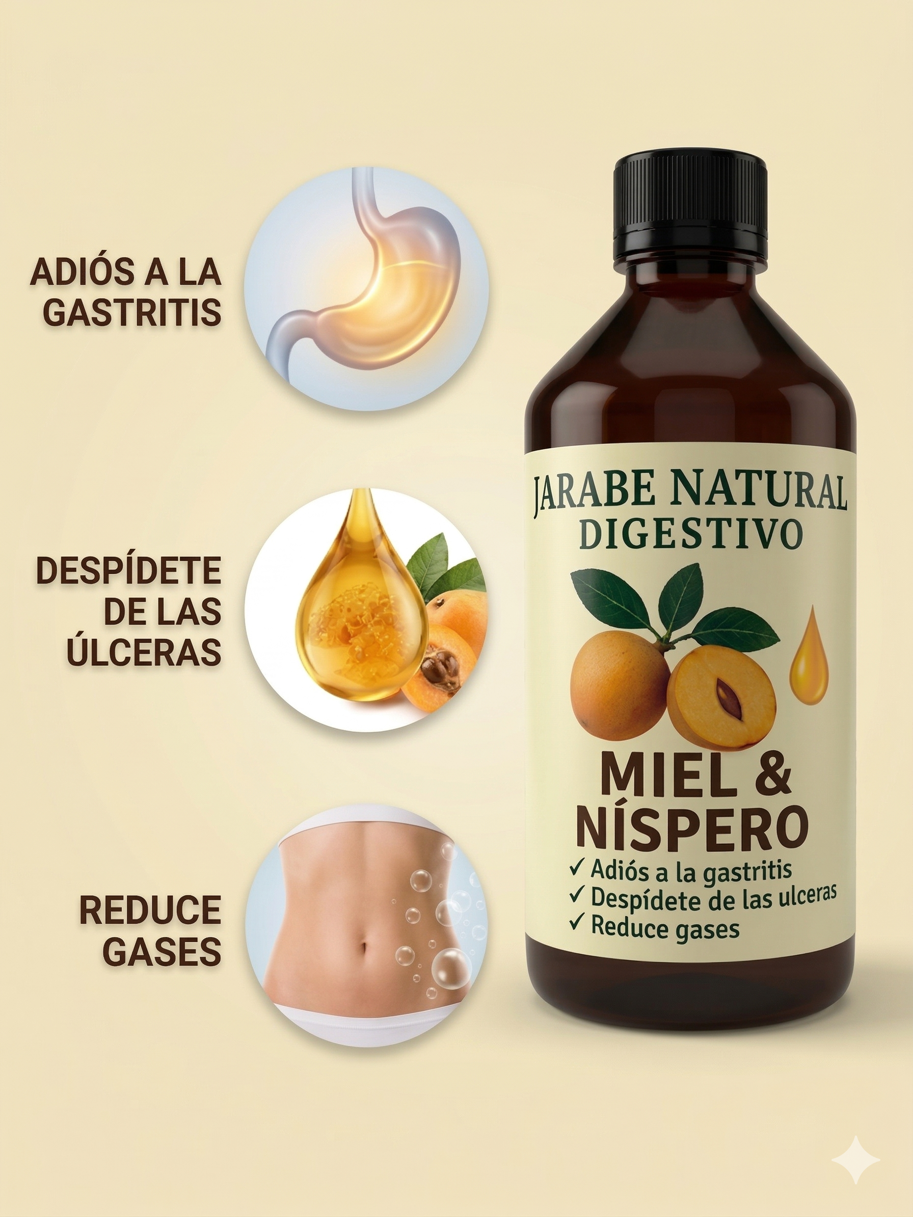 Jarabe natural digestivo